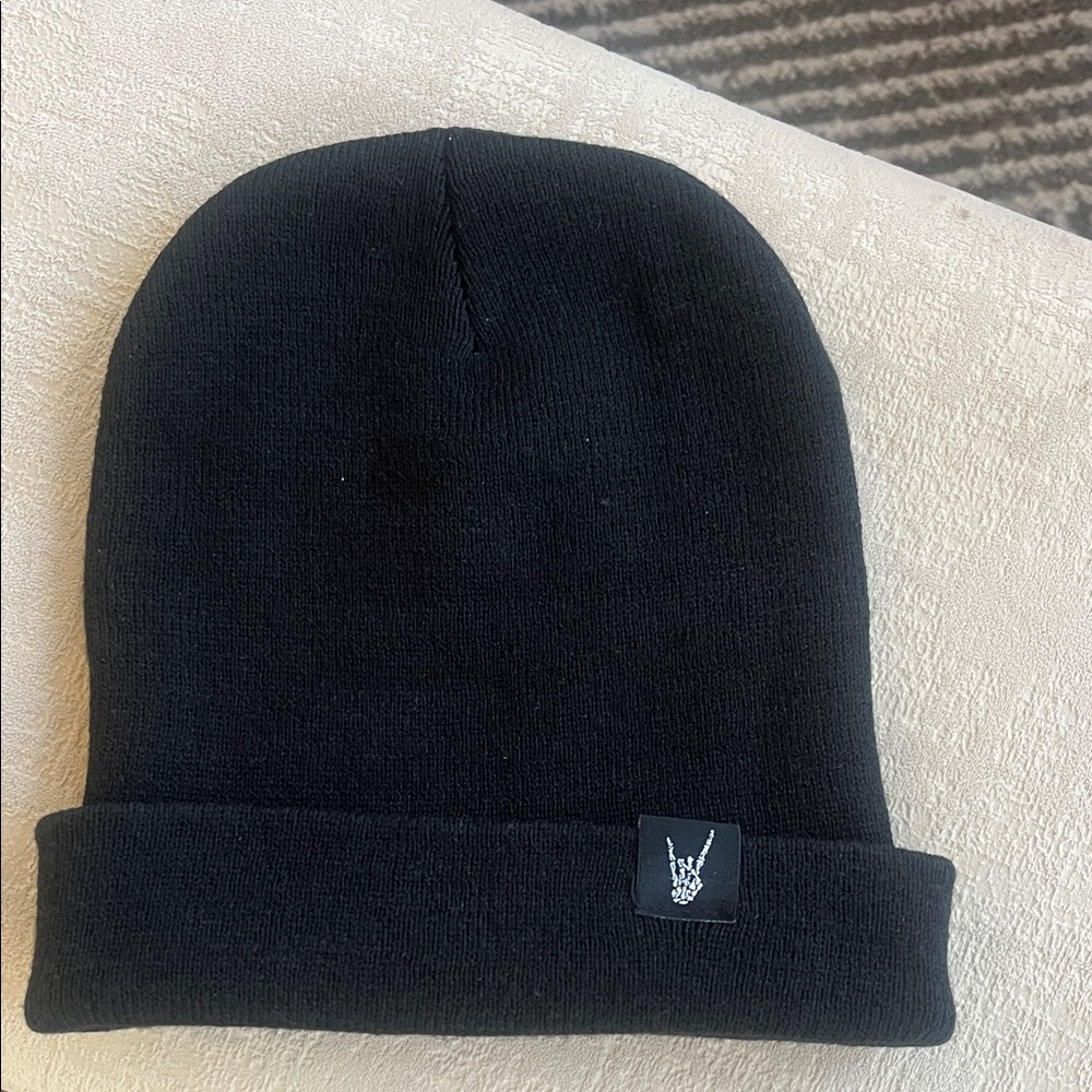 Black Knit Beanie